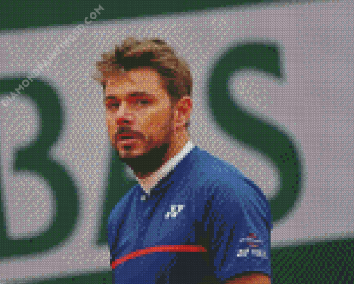 Tennis Player Stan Wawrinka Diamond Painting