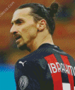 Footballer Zlatan Ibrahimović Diamond Painting