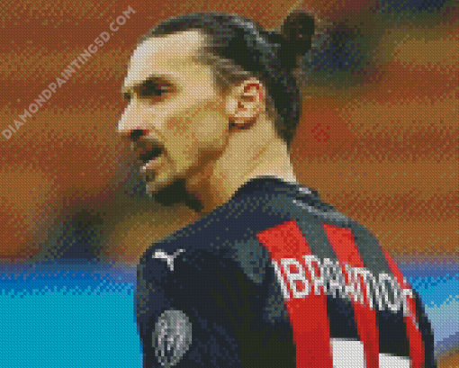 Footballer Zlatan Ibrahimović Diamond Painting