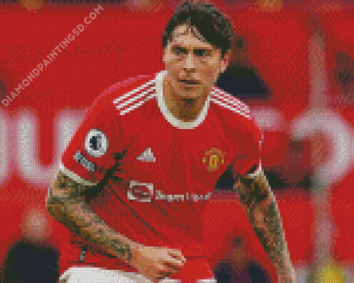 The Footballer Victor Lindelof Diamond Painting