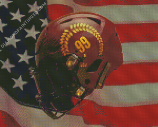 Washington Commanders Helmet Diamond Painting