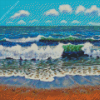 Waves On Shore Diamond Painting