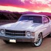 White Chevy Chevelle SS Diamond Painting