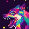 Wolf Pop Art Diamond Painting