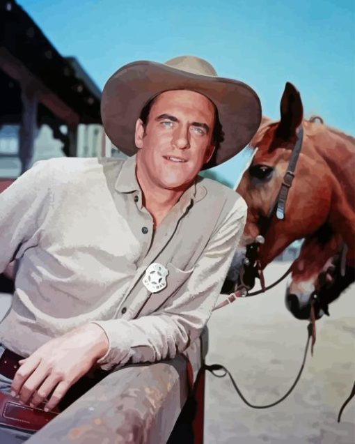 James Arness Diamond Painting