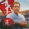 Nick Saban Diamond Painting