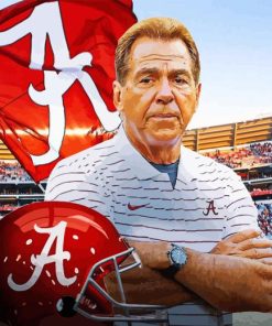 Nick Saban Diamond Painting