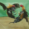 Rooster Fighting Diamond Painting