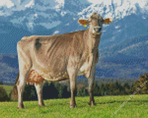 Swiss Cow Diamond Painting