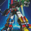 The Voltron Robot Diamond Painting