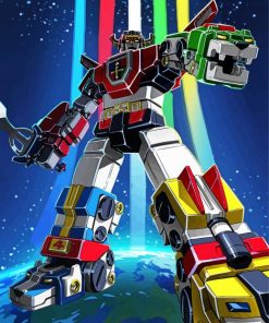 The Voltron Robot Diamond Painting