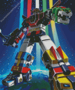 The Voltron Robot Diamond Painting