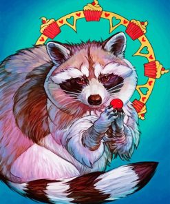 Trash Panda Diamond Painting