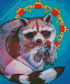 Trash Panda Diamond Painting