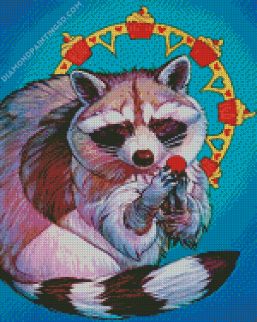 Trash Panda Diamond Painting