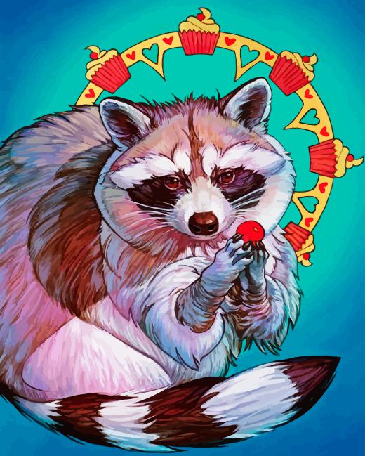 Trash Panda Diamond Painting