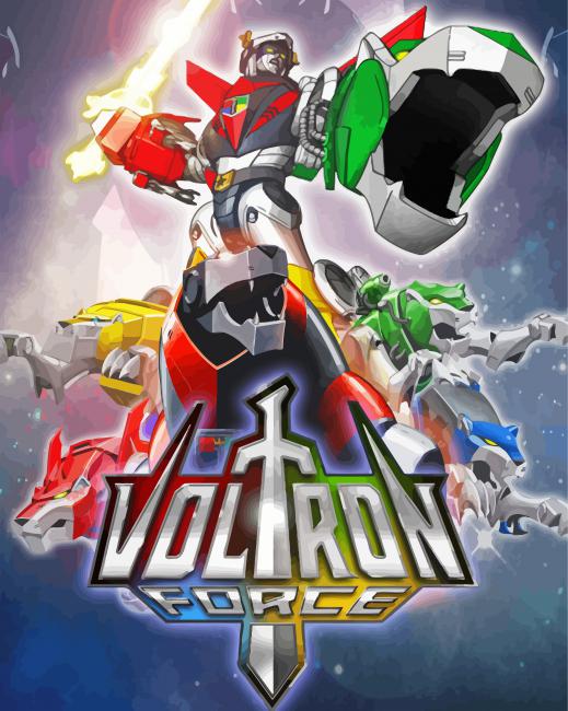 Voltron Force Poster Diamond Painting