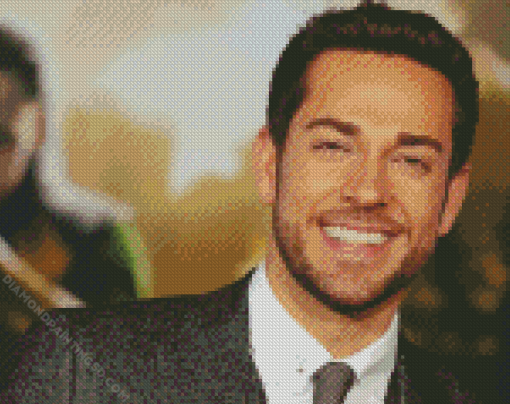 Zachary Levi Smiling Diamond Painting