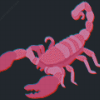 Pink Scorpion Diamond Painting