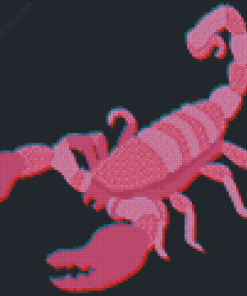 Pink Scorpion Diamond Painting