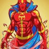 Red Tornado Diamond Painting