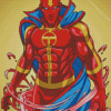 Red Tornado Diamond Painting