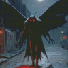 Scary Mothman Diamond Painting