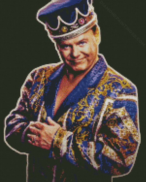 Wrestler Jerry Lawler Diamond Painting