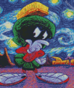 Marvin Starry Night Diamond Painting