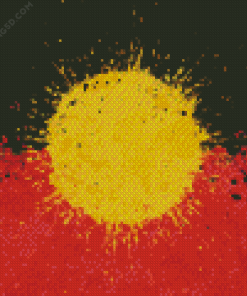 Aboriginal Flag Diamond Painting