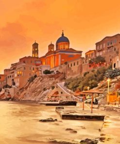 Agios Nikolaos City Diamond Painting