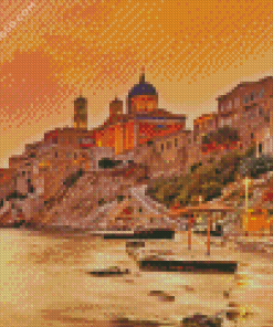 Agios Nikolaos City Diamond Painting