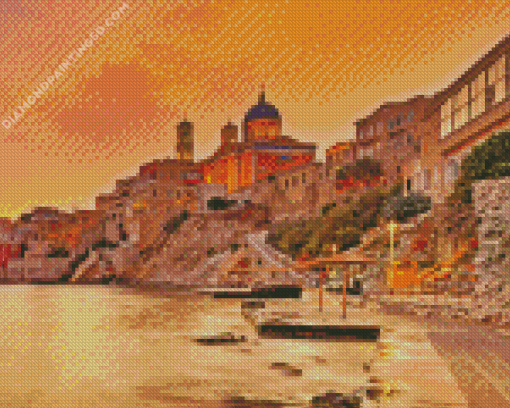 Agios Nikolaos City Diamond Painting