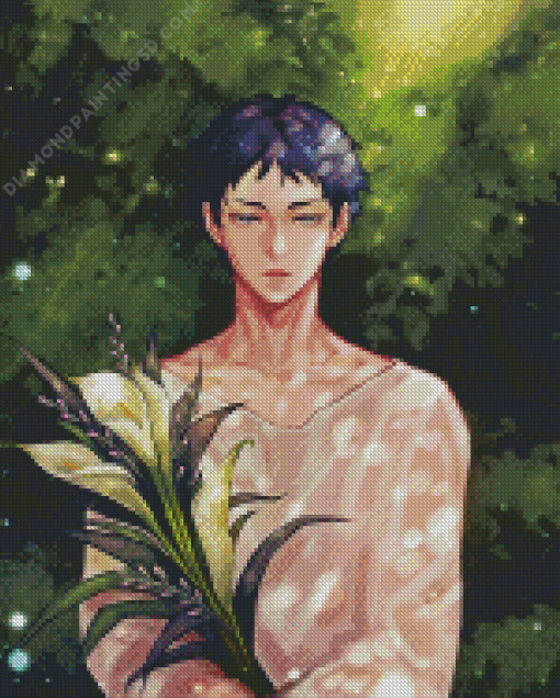 Akaashi Keiji Diamond Painting