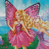 Barbie Mariposa Diamond Painting