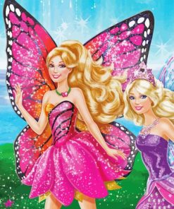 Barbie Mariposa Diamond Painting