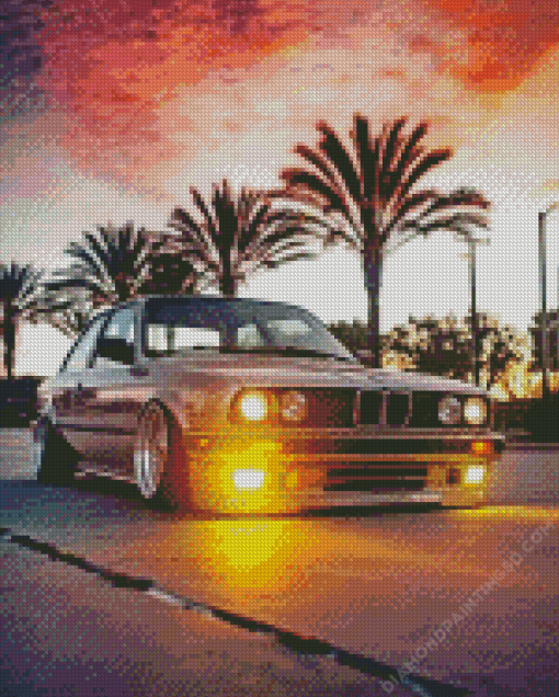 BMW E30 Car Diamond Painting