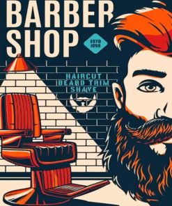 Barber Shop Diamond Painting