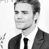 Black And White Paul Wesley Diamond Painting