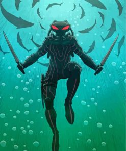 Black Manta Diamond Painting