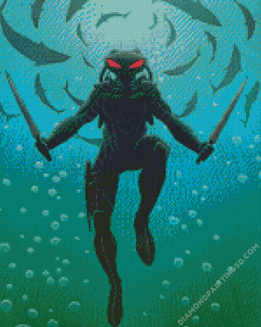 Black Manta Diamond Painting