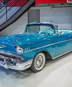 Blue 57 Chevy Diamond Painting