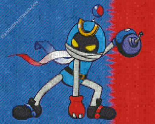 Bomberman Magnet Bomber Diamond Painting