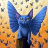 Butterfly Cat Diamond Painting