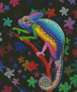 Color Chameleon Diamond Painting