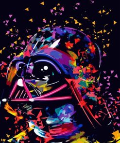 Colorful Darth Vader Diamond Painting