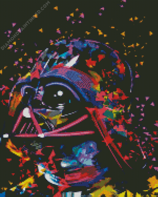 Colorful Darth Vader Diamond Painting