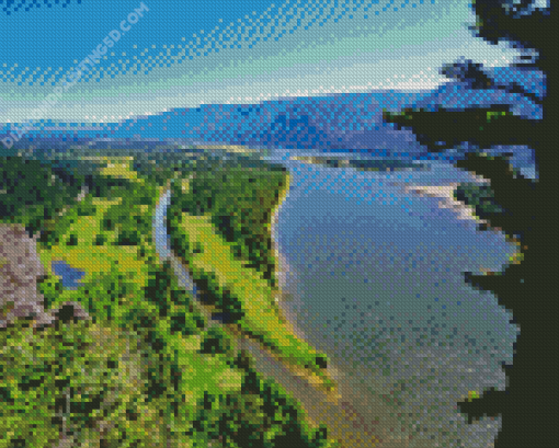 Columbia Gorge Diamond Painting