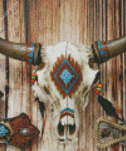 Cow Skull Head Diamond Painting