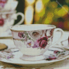 Cup and Saucer Diamond Painting